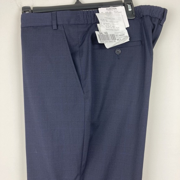 Kenneth Cole Reaction Other - Kenneth Cole Reaction Mens Dress‎ Pants 40Wx32L Plaid Navy E04552